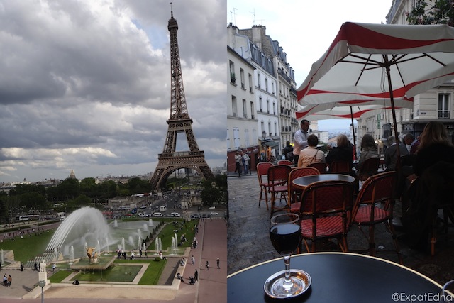 Eiffel Tower and Montmartre