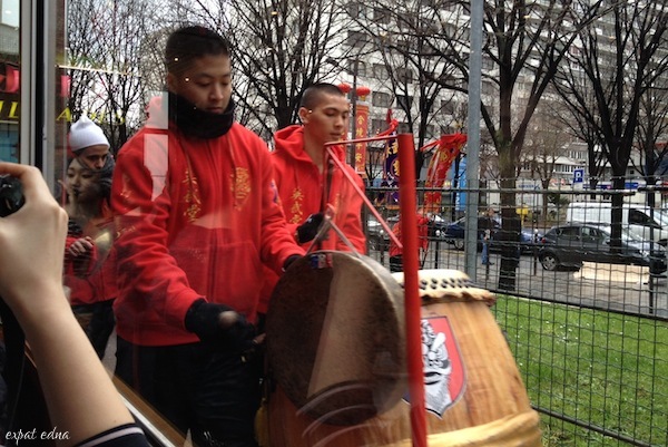 Chinese New Year drums - Expat Edna