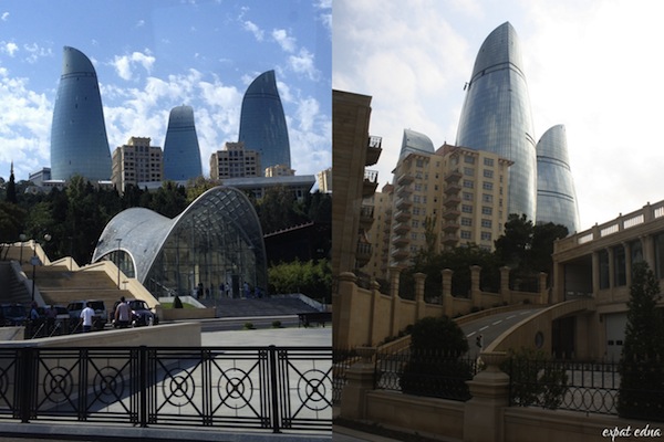 http://expatedna.com/wp-content/uploads/2012/12/Flame-Towers-looming-over-Baku.jpg