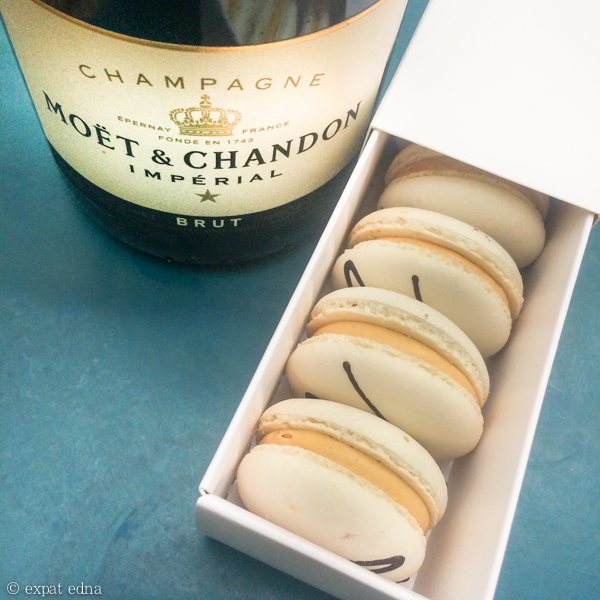 macarons and champagne lunch by expat edna